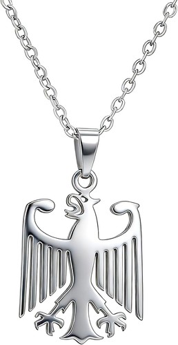 Adler halskette edelstahl mit - adler,