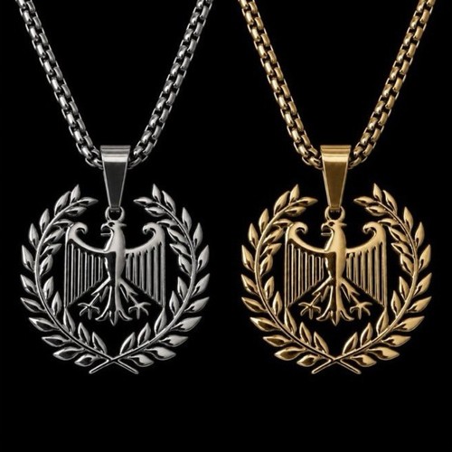 Adler anhänger lorbeerkranz - adler,