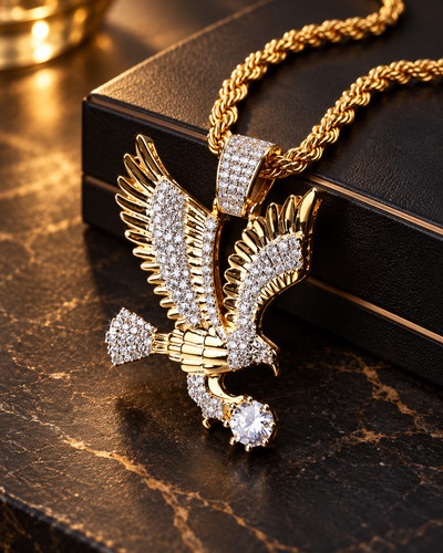 Adler anhänger kette - adler,