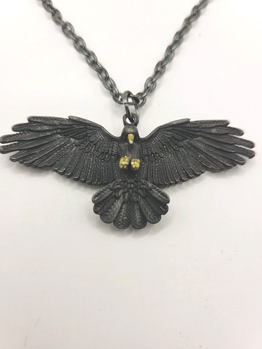 Adler rabe anhänger schwarz - anhänger,