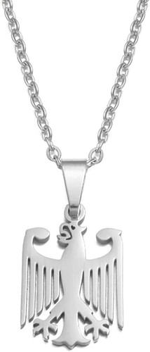 Edelstahl adler kette - edelstahl,